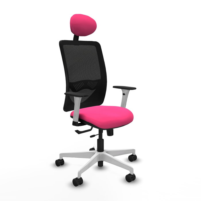 PIQUERAS Y CRESPO Silla de oficina Zulema Rosa y Negro PIQUERAS Y CRESPO Silla de oficina Zulema Rosa y Negro