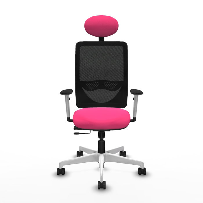 PIQUERAS Y CRESPO Silla de oficina Zulema Rosa y Negro PIQUERAS Y CRESPO Silla de oficina Zulema Rosa y Negro