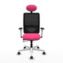 PIQUERAS Y CRESPO Silla de oficina Zulema Rosa y Negro