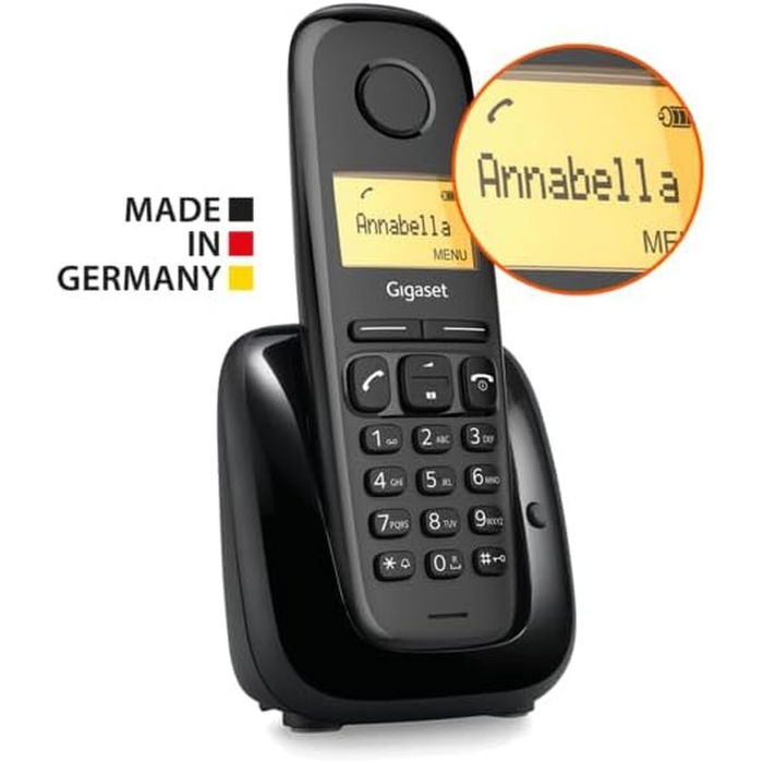 Teléfono Inalámbrico Gigaset A180 Negro Teléfono Inalámbrico Gigaset A180 Negro