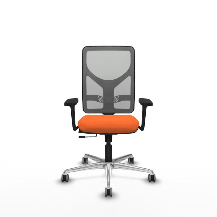 PIQUERAS Y CRESPO Silla de oficina Motilla Naranja y Gris PIQUERAS Y CRESPO Silla de oficina Motilla Naranja y Gris