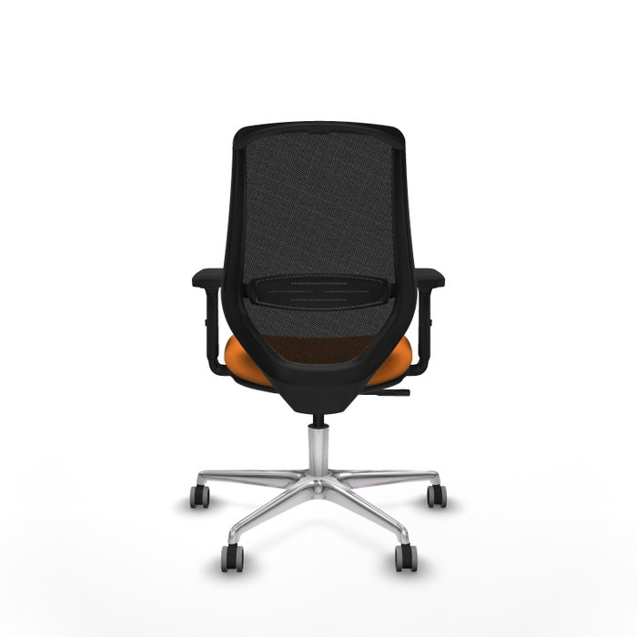 PIQUERAS Y CRESPO Silla de oficina Mardos con mecanismo Sincro, Naranja y Negro PIQUERAS Y CRESPO Silla de oficina Mardos con mecanismo Sincro, Naranja y Negro