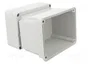 GEWISS Carcasa Universal 44 CE Gris con Tapones