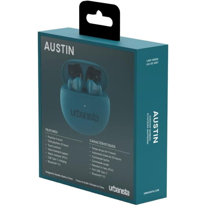Urbanista auriculares true wireless Austin lake green