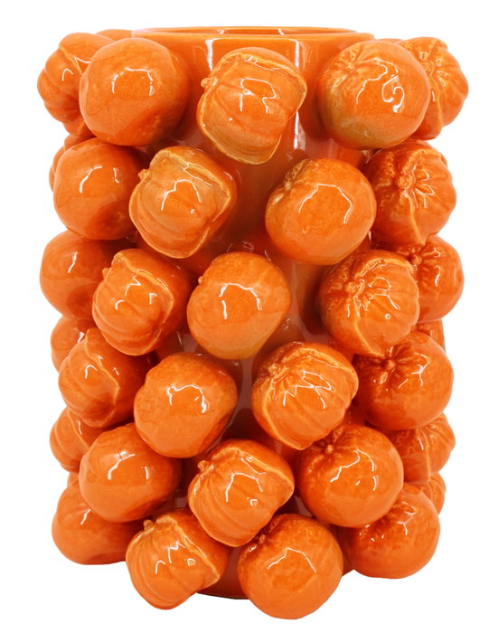 DKD Home Decor Jarrón Tropical Mandarina Naranja (2 Unidades) DKD Home Decor Jarrón Tropical Mandarina Naranja (2 Unidades)