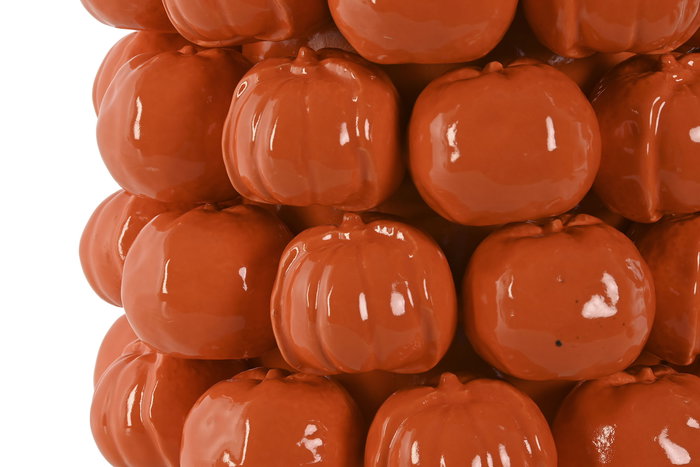 DKD Home Decor Jarron Tropical Naranja Gres 25 x 30 x 25 cm