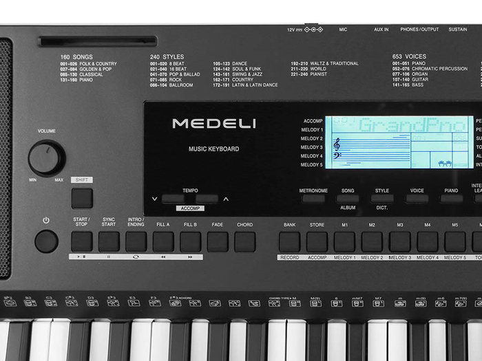 Teclado Medeli 61 Teclas M361