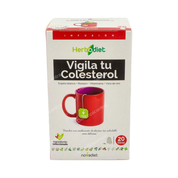 NOVADIET Herbodiet Vigila Tu Colesterol 20 bolsitas filtro NOVADIET Herbodiet Vigila Tu Colesterol 20 bolsitas filtro