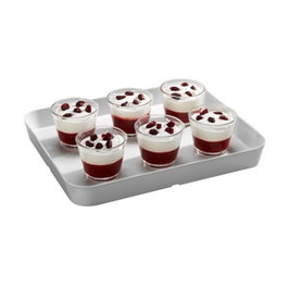 Vollrath Pujadas Fuente Rectangular de Melamina, 25 x 15 cm, para Vajilla