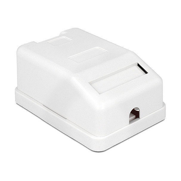DeLOCK Carcasa vacía Keystone 1 puerto con protección contra el polvo 86235