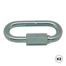 Edm Eslabón rápido modelo esl01 de acero galvanizado 5 mm 2 uds blister