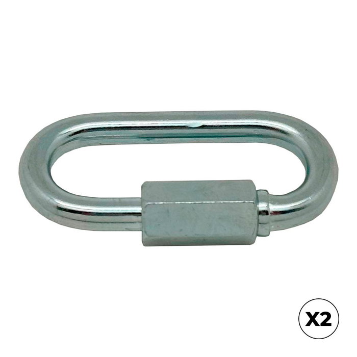 Edm Eslabón rápido modelo esl01 de acero galvanizado 5 mm 2 uds blister Edm Eslabón rápido modelo esl01 de acero galvanizado 5 mm 2 uds blister