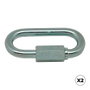 Edm Eslabón rápido modelo esl01 de acero galvanizado 5 mm 2 uds blister