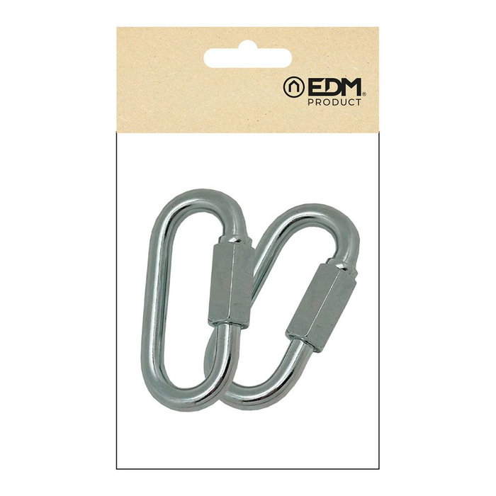 Edm Eslabón rápido modelo esl01 de acero galvanizado 5 mm 2 uds blister