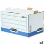 Fellowes Contenedor de Archivos Acceso Frontal System Azul