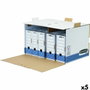 Fellowes Contenedor de Archivos Acceso Frontal System Azul