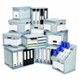 Fellowes Contenedor de Archivos Acceso Frontal System Azul