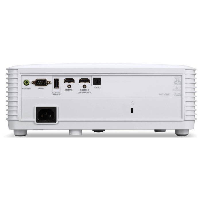 Acer Vero PL3515 Proyector DLP, 5500 Lúmenes ANSI, Full HD 1080p, 50000:1, Zoom Manual, Lente 16.88-21.88mm, HDMI 2.0b, Blanco