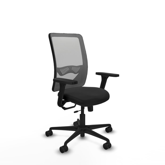 PIQUERAS Y CRESPO Silla de oficina Zulema con mecanismo Sincro/Traslack, Negro/Gris PIQUERAS Y CRESPO Silla de oficina Zulema con mecanismo Sincro/Traslack, Negro/Gris