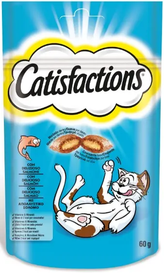 Mars Catisfactions Feline Salmon 6x60 gr - Paté para gatos en lata Mars Catisfactions Feline Salmon 6x60 gr - Paté para gatos en lata