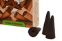 DKD Home Decor Incienso Cono Backlow Sándalo Marrón Set de 10 Piezas 1.5 x 3.5 x 1.5 cm