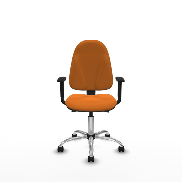 PIQUERAS Y CRESPO Silla de oficina Algarra Naranja con Mecanismo Asincro
