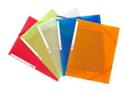 Carpeta De Gomas Y Solapas Pardo Studio Style Pp Traslucido Fº Expositor De 50