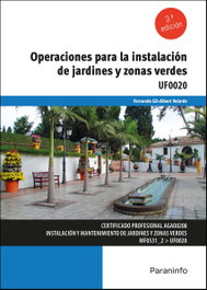 PARANINFO, Operaciones para la instalación de jardines y zonas verdes