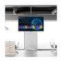 StarTech.com Soporte de Techo para TV, Movimiento Total, VESA 200x200 a 600x400 mm, Mástil Ajustable 56-91 cm, para Pantallas de 32" a 75" hasta 50 kg, Negro, Acero