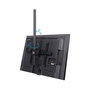 StarTech.com Soporte de Techo para TV, Movimiento Total, VESA 200x200 a 600x400 mm, Mástil Ajustable 56-91 cm, para Pantallas de 32" a 75" hasta 50 kg, Negro, Acero