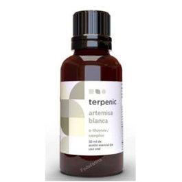 TERPENIC Artemisa Blanca Aceite Esencial 30Ml - 100% Puro Artemisia Herba-Alba, Uso Oral/Tópico/Difusión, Antihistamínico, Analgésico