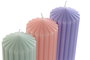 DKD Home Decor Vela Rosa Palo Verde 12 Unidades 7 x 15 x 7 cm