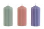 DKD Home Decor Vela Rosa Palo Verde 12 Unidades 7 x 15 x 7 cm