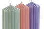 DKD Home Decor Vela Rosa Palo Verde 12 Unidades 7 x 15 x 7 cm