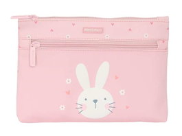 Safta Bolso Escolar Portatodo Preescolar, Doble Cremallera, Gran Tamaño 30x230x160 mm, Fácil Limpieza
