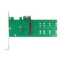 DeLOCK 89588 Tarjeta PCI Express con 4 Puertos M.2 Key B Internos para SATA, Formato Low Profile, PCIe 2.0, Compatible con Windows 10/8.1/7