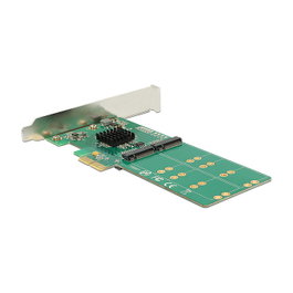 DeLOCK 89588 Tarjeta PCI Express con 4 Puertos M.2 Key B Internos para SATA, Formato Low Profile, PCIe 2.0, Compatible con Windows 10/8.1/7