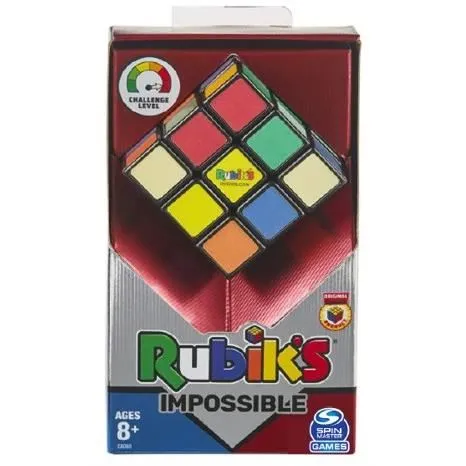 Spin Master Cubo de Rubik 3x3 Imposible con efecto iridiscente