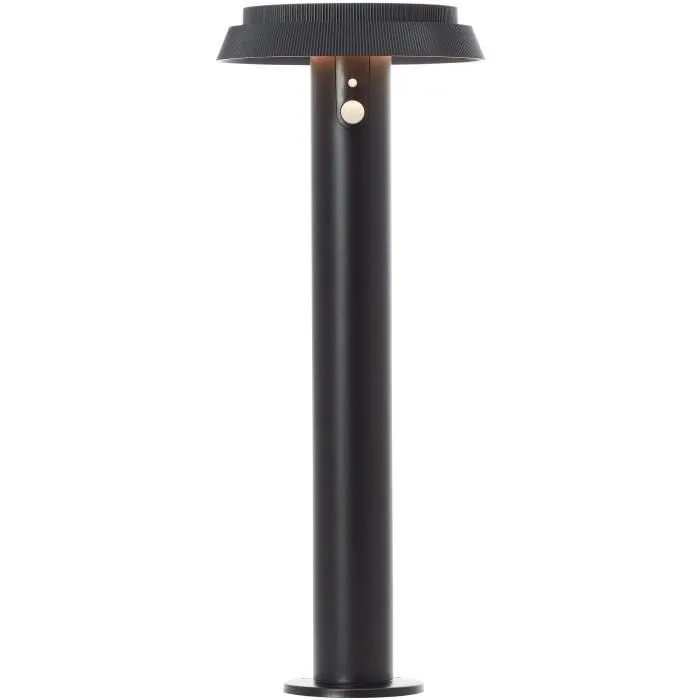 Brilliant BRI4004353437830 Terminal de exterior LED y solar con detector de movimiento, metal y plástico, 4 W, Negro Brilliant BRI4004353437830 Terminal de exterior LED y solar con detector de movimiento, metal y plástico, 4 W, Negro