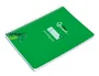 Liderpapel Cuaderno Espiral A5 Pautaguía 40 Hojas 75g Cuadro Pautado 5mm Tapa Blanda Color Verde
