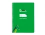 Liderpapel Cuaderno Espiral A5 Pautaguía 40 Hojas 75g Cuadro Pautado 5mm Tapa Blanda Color Verde