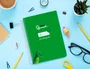 Liderpapel Cuaderno Espiral A5 Pautaguía 40 Hojas 75g Cuadro Pautado 5mm Tapa Blanda Color Verde