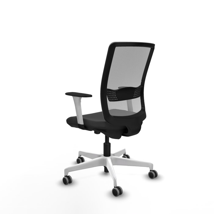 PIQUERAS Y CRESPO Silla de oficina Haches Gris con mecanismo Sincro/Traslack