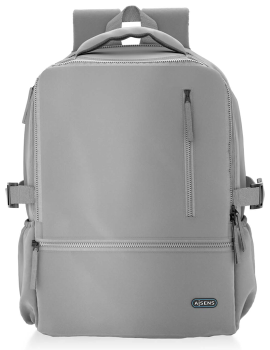 Aisens Mochila Deportiva Repelente al Agua para Portátil 15.6, Gris