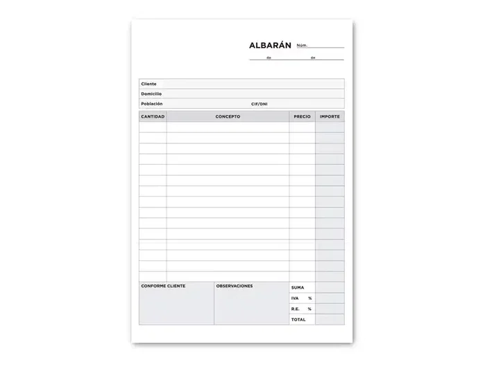 Liderpapel T115 Talonario Albarán Cuarto Original 144 x 210 mm Liderpapel T115 Talonario Albarán Cuarto Original 144 x 210 mm