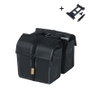Basil Urban Dry Alforjas Dobles 50L Impermeables Sistema MIK Negro