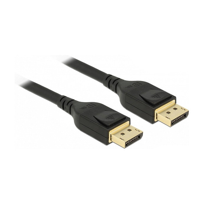 DeLOCK 85658 Cable DisplayPort 1.4 8K 60 Hz 1 m, 7680x4320 Pixeles, 32.4 Gbit/s, Negro, DP 8K Certificado