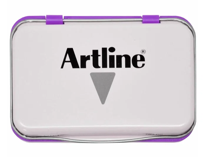 Artline Tampon nº00 Violeta Metálico 40x63 mm Almohadilla para Sellos de Alta Calidad y Duración