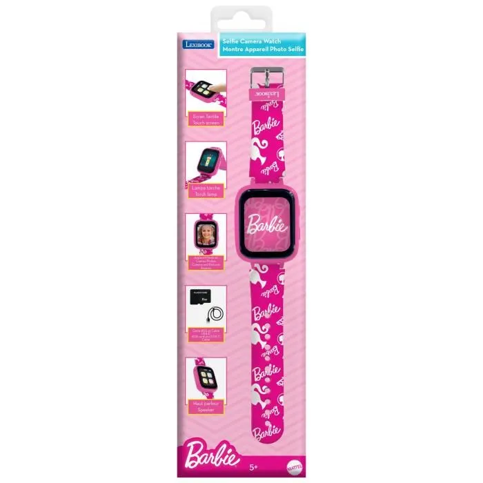 Lexibook Reloj Barbie con Pantalla a Color y Cámara con Tarjeta de Memoria de 8GB Lexibook Reloj Barbie con Pantalla a Color y Cámara con Tarjeta de Memoria de 8GB