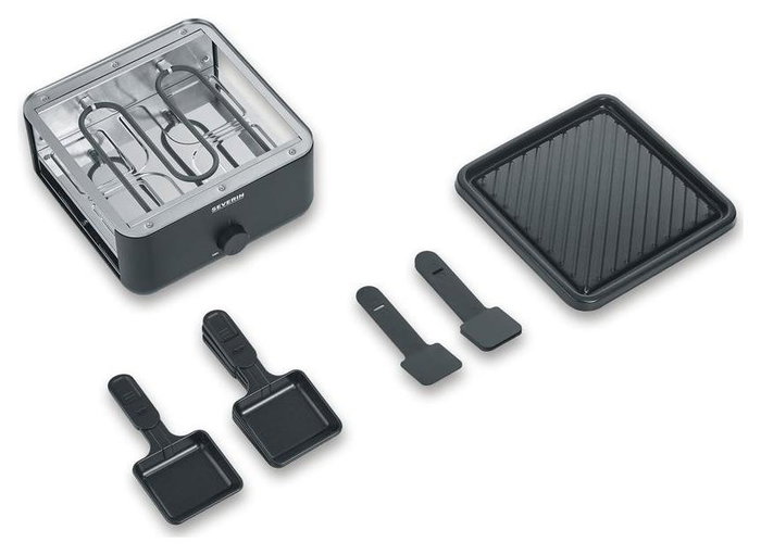 Severin Parrilla Raclette RG2360 para 4 personas, Negro Severin Parrilla Raclette RG2360 para 4 personas, Negro